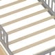 preview thumbnail 33 of 37, Twin Size Bed with Headboard Storage Rack, Two Under-Bed Drawers, Three-Side Guardrails for Safety and Security