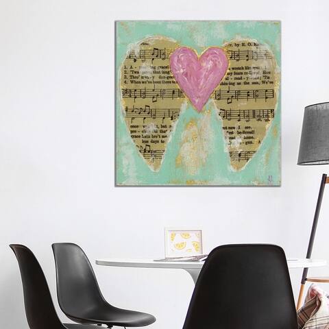 iCanvas "Amazing Grace Pink" by Ashley Bradley Canvas Print