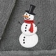 preview thumbnail 14 of 17, Sweet Kids 100% Polyester SUPER PLUSH Double Brushed Hooded Bathrobe - SNOWMAN