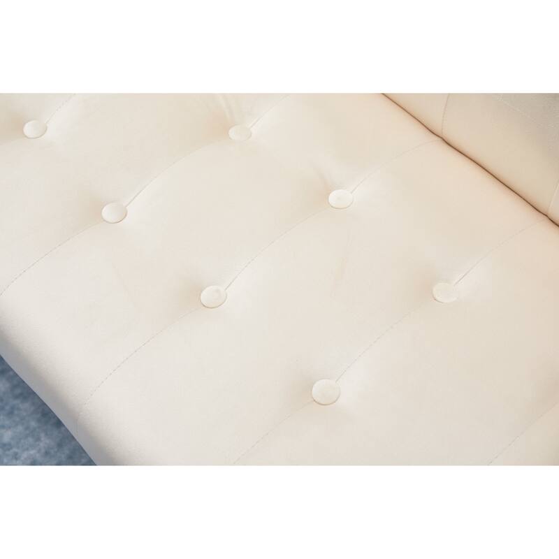75'' Wide Tufted Velvet Convertible Sleeper sofa