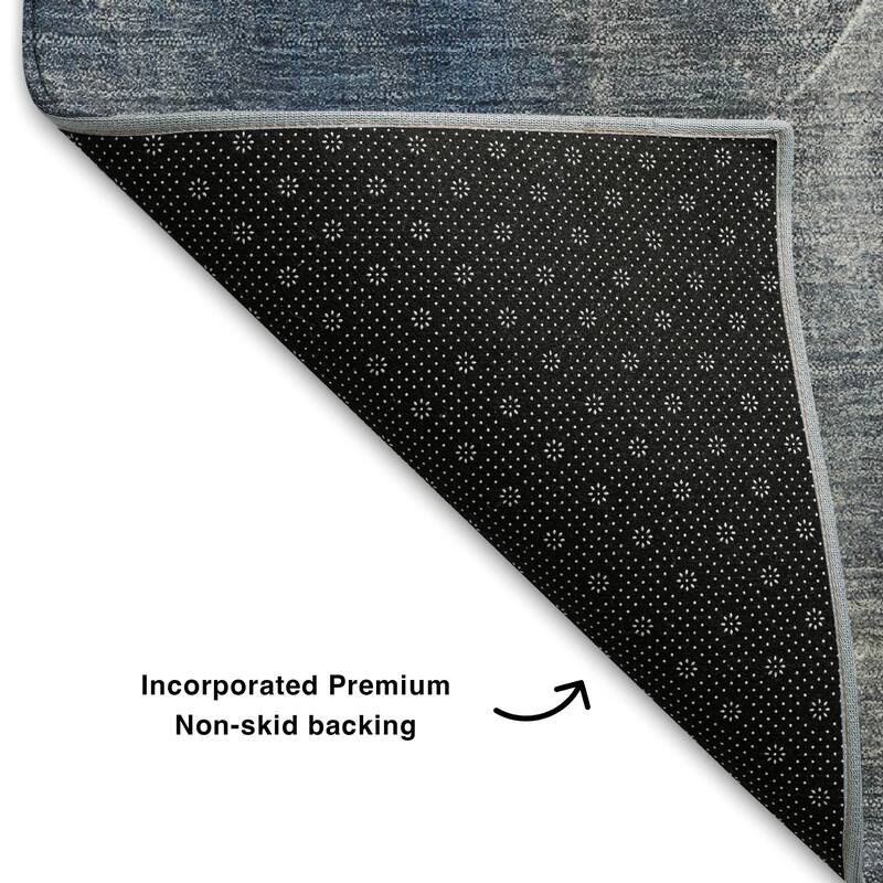 Premium Washable Super Soft Contemporary Melt Mayfield Rug