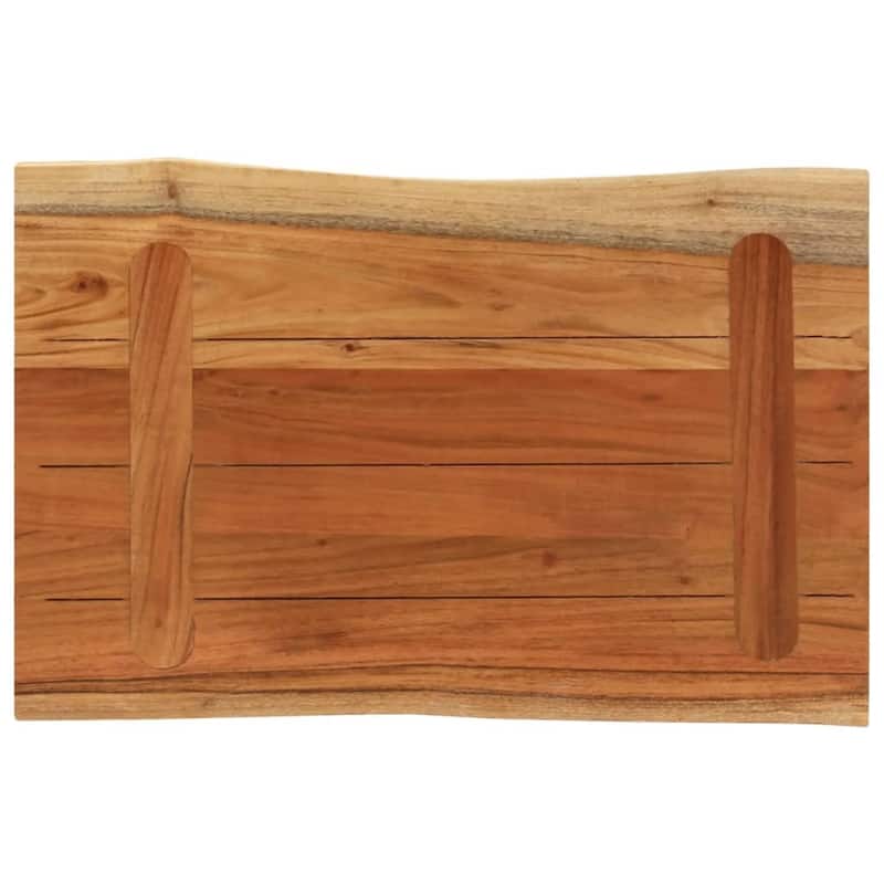 vidaXL Table Top Replacement Board Tabletop Accessory Solid Wood Live Edge