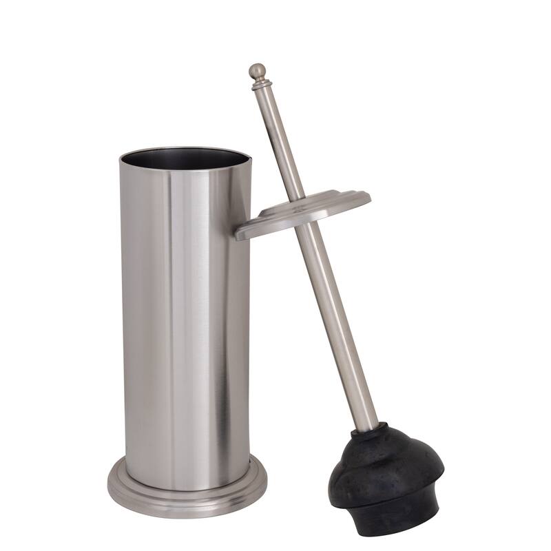 Bath Bliss Trash Can, Toilet Brush and Plunger 3 Piece Bathroom Set - 3 Piece Set