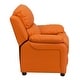 preview thumbnail 106 of 106, Deluxe Padded Contemporary Kids Recliner with Storage Arms