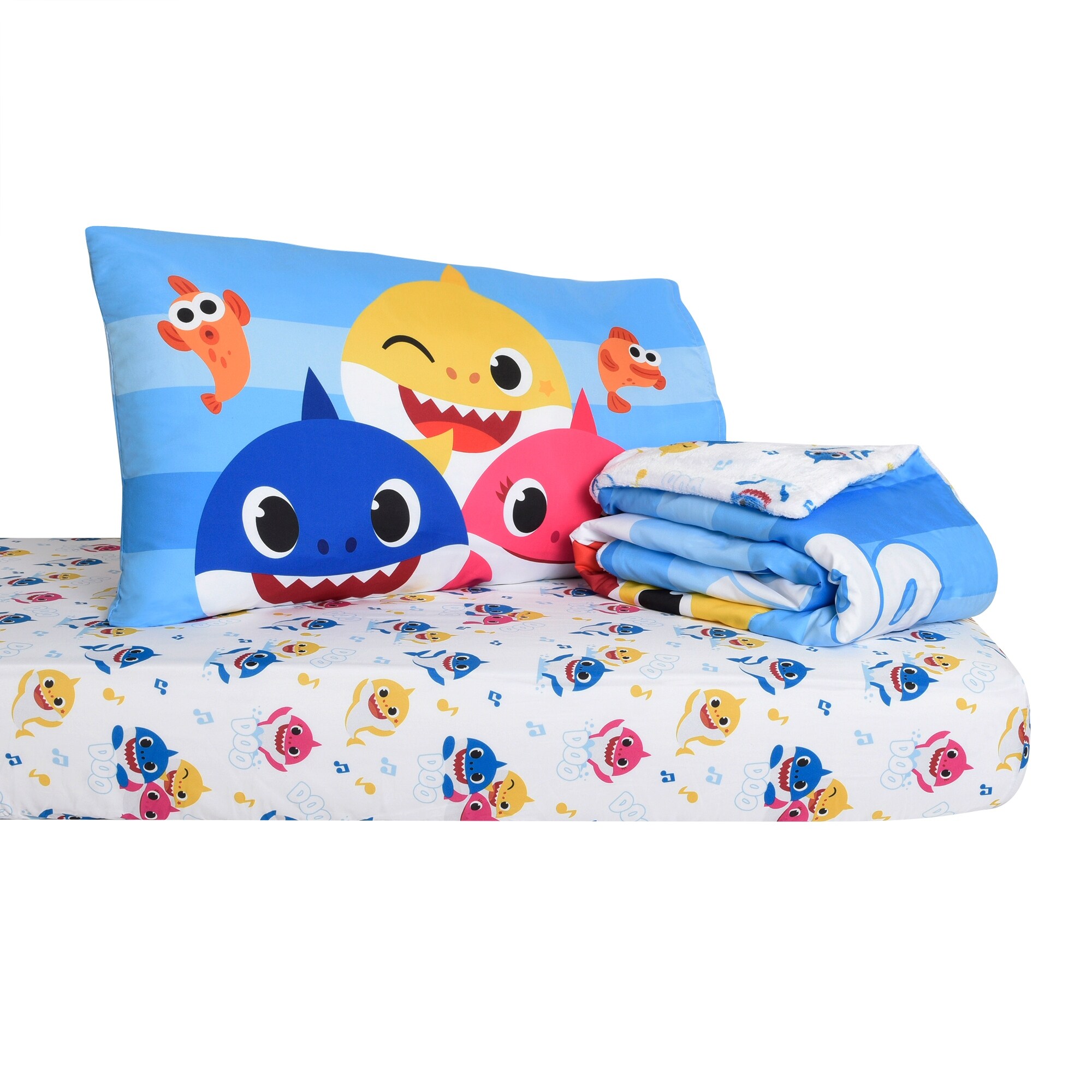 Baby shark bed set 2025