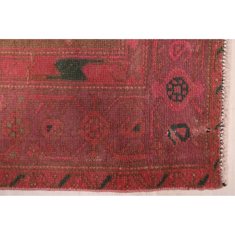 ECARPETGALLERY Hand-knotted Antalya Vintage Pink Wool Rug - 4'5 x 8'10