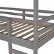 preview thumbnail 12 of 29, Imagination Twin Size House Kids Bed Wooden Loft Bed with Slide,Framehouse,Ladder and Guardrail