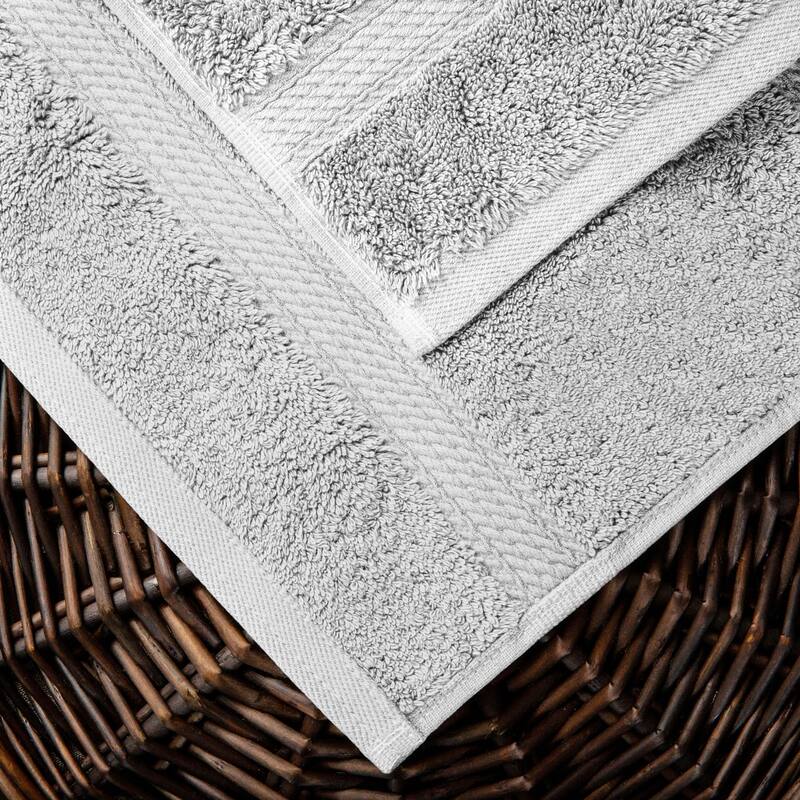 Superior Egyptian Cotton Heavyweight Solid Plush Towel Set