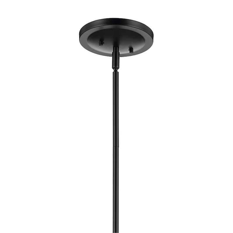 Eadie 41.25 Inch 8 Light Chandelier in Black