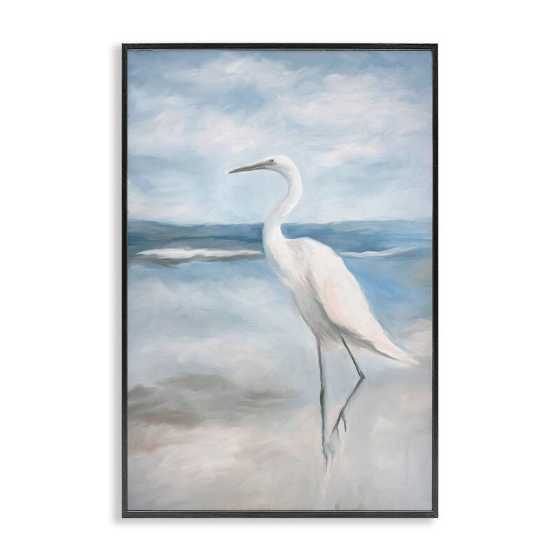 Stupell Elegant Kingdom of Herons Framed Giclee Art Design By Ramona Murdock - 12 x 18 - Black