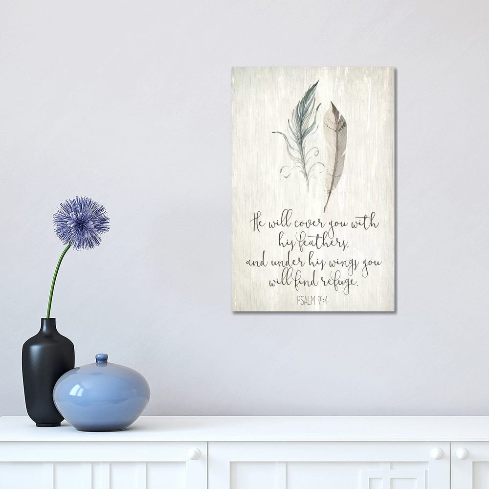 iCanvas "His Feathers I" by Kimberly Allen Canvas Print