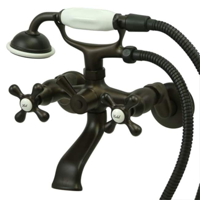 Elements Of Design Double Handle 3-1/2" to 8-1/2" Center Wall Mounted
