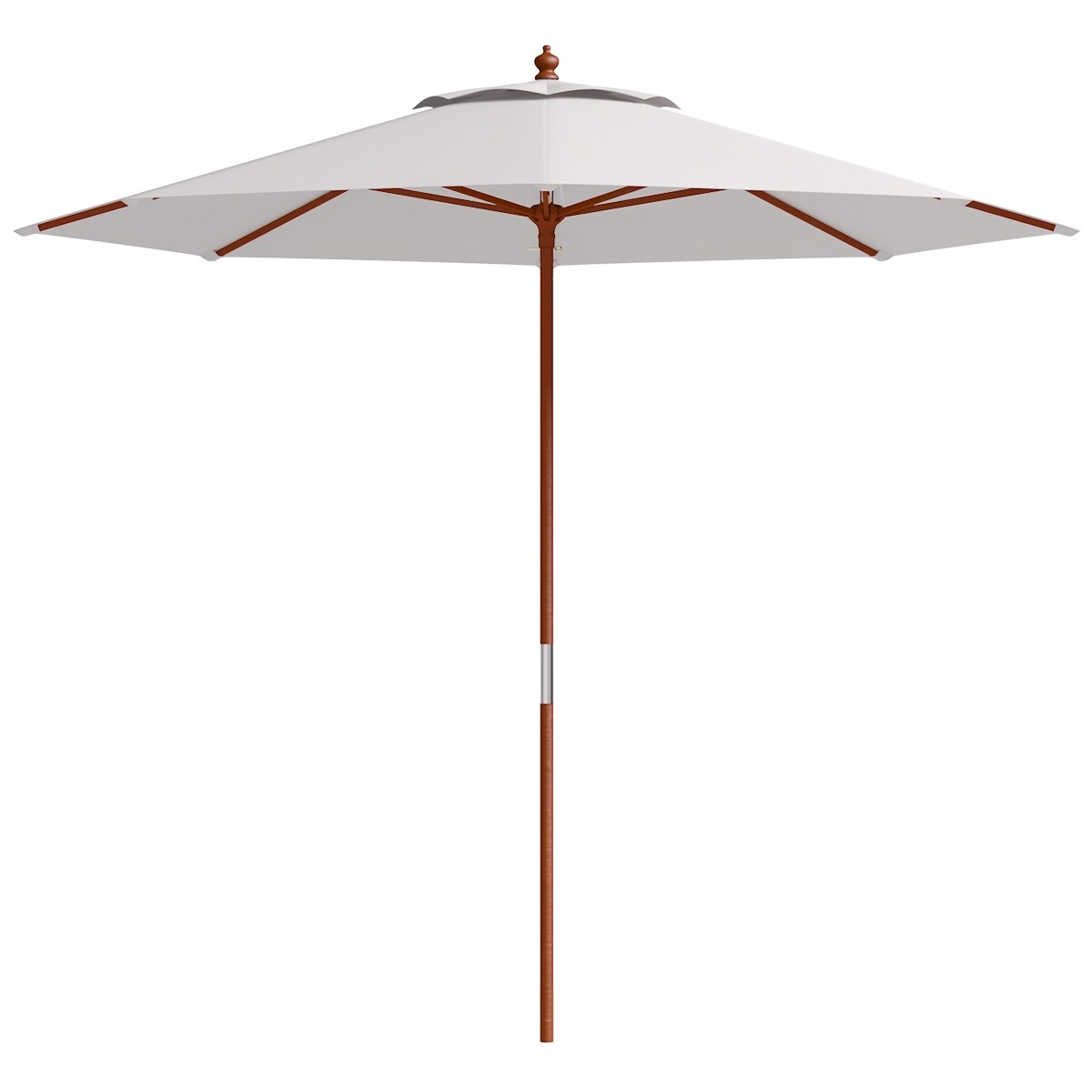 9 13 Outdoor Patio Wood Umbrella Wooden Pole Market Beach Garden Outdoor Patio Wood Umbrella Wooden Pole