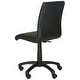 preview thumbnail 5 of 3, SAFAVIEH Office Black Hal Desk Chair - 18.1" x 22.4" x 32.5"