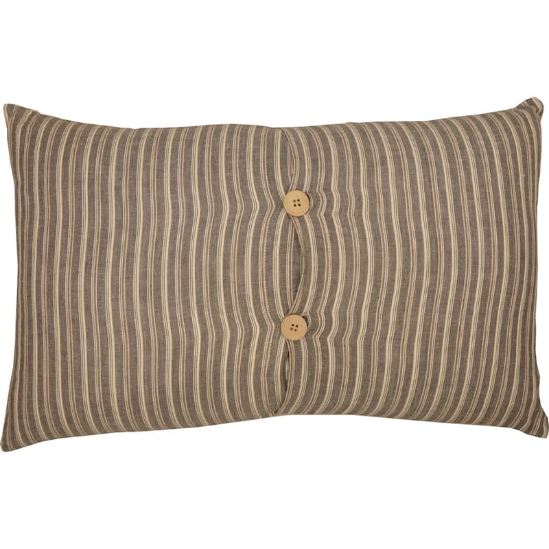 Sawyer Mill Charcoal Plow Pillow 14x22