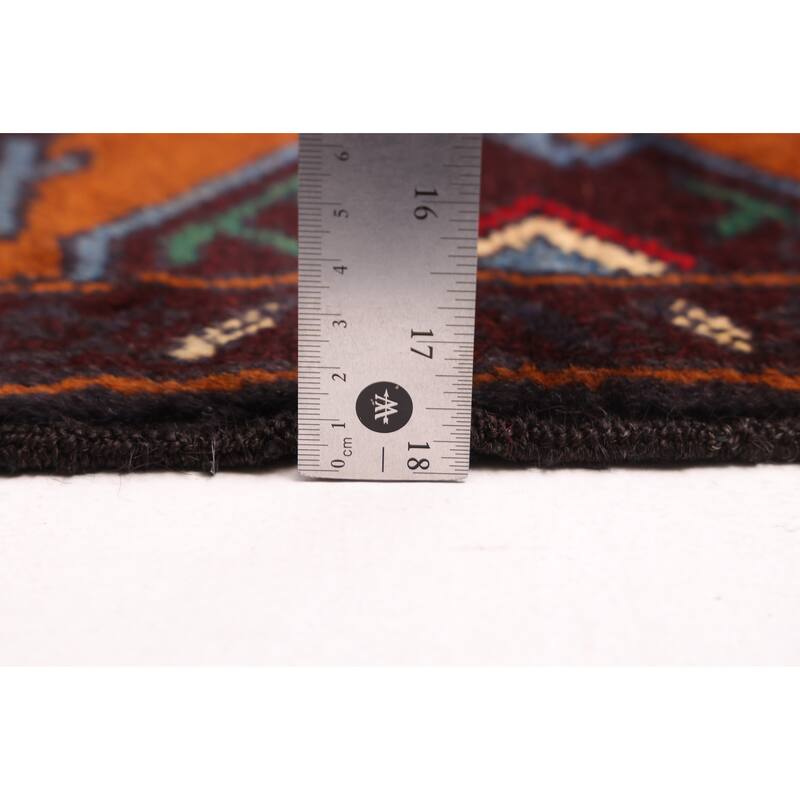 ECARPETGALLERY Hand-knotted Teimani Cream, Red Wool Rug - 3'4 x 6'0