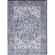 preview thumbnail 16 of 77, New Concept Washables Vintage Medallion Machine Washable Area Rug 4' x 6' - Navy