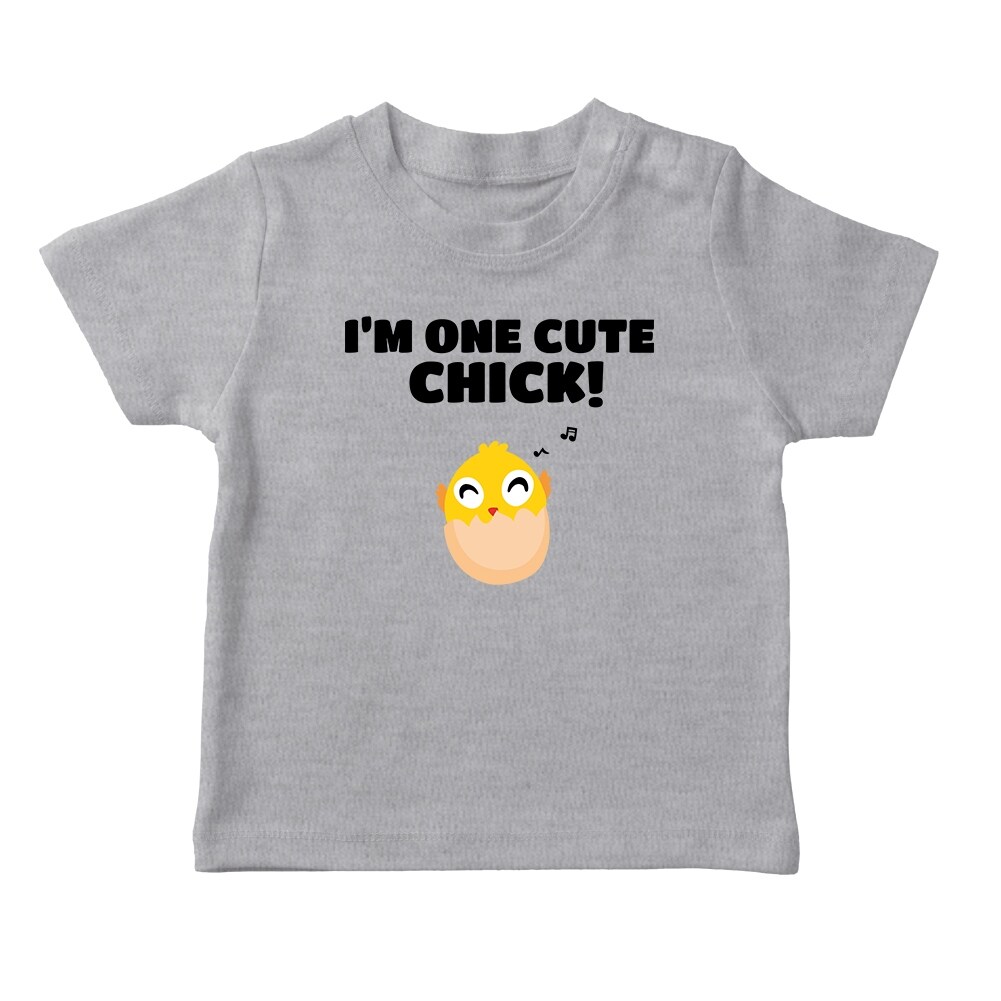 Shop Cute Chick Graphic I M One Cute Chick Funny Quote Girl S T Shirt Overstock 19997132