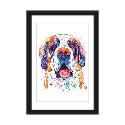 iCanvas "St. Bernard" by Lisa Whitehouse