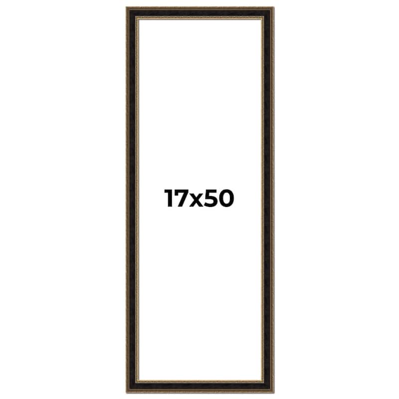 17x50 Frame Gold Antique Vintage Sold Wood Picture Frame | 1.75 Inch
