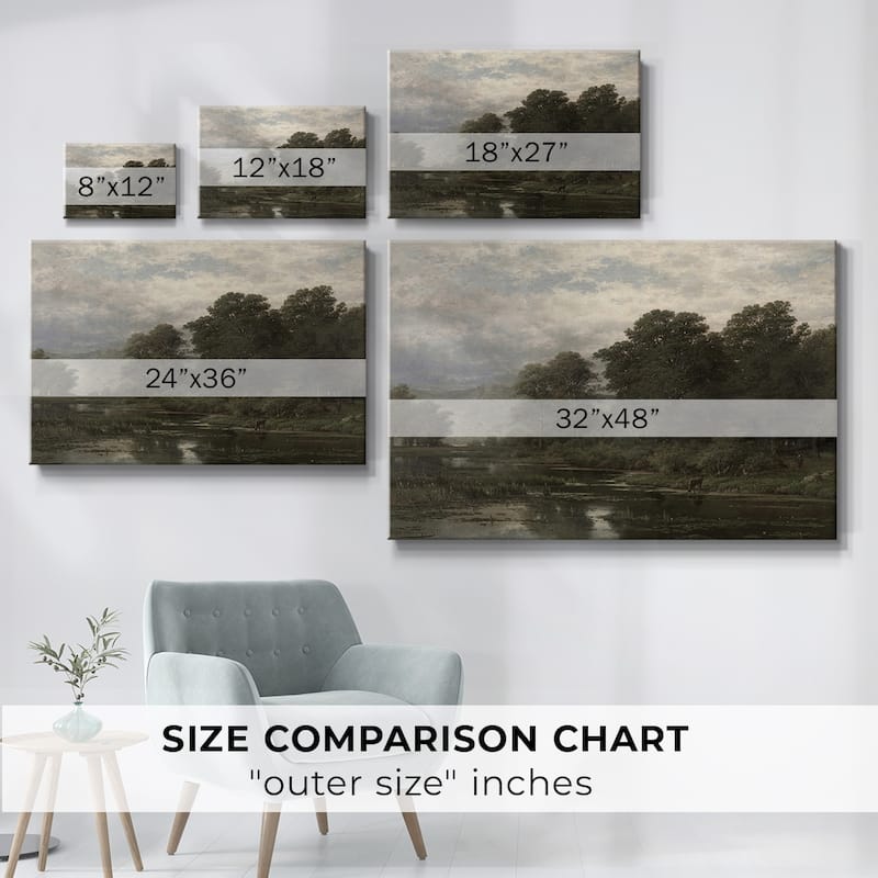 Vintage Landscape -CDLXX -Gallery Wrapped Canvas