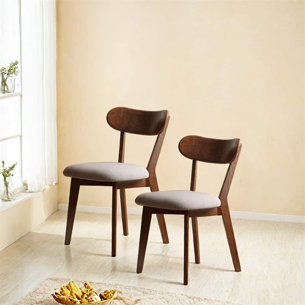 Dining Chair Wooden FAS Grade Oak Wood,Dirt-Free Wood Chair,2 PCS