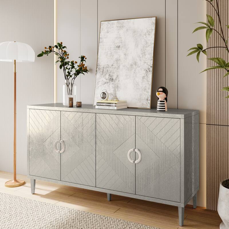 Stylish and Functional Sideboard with Pine Legs