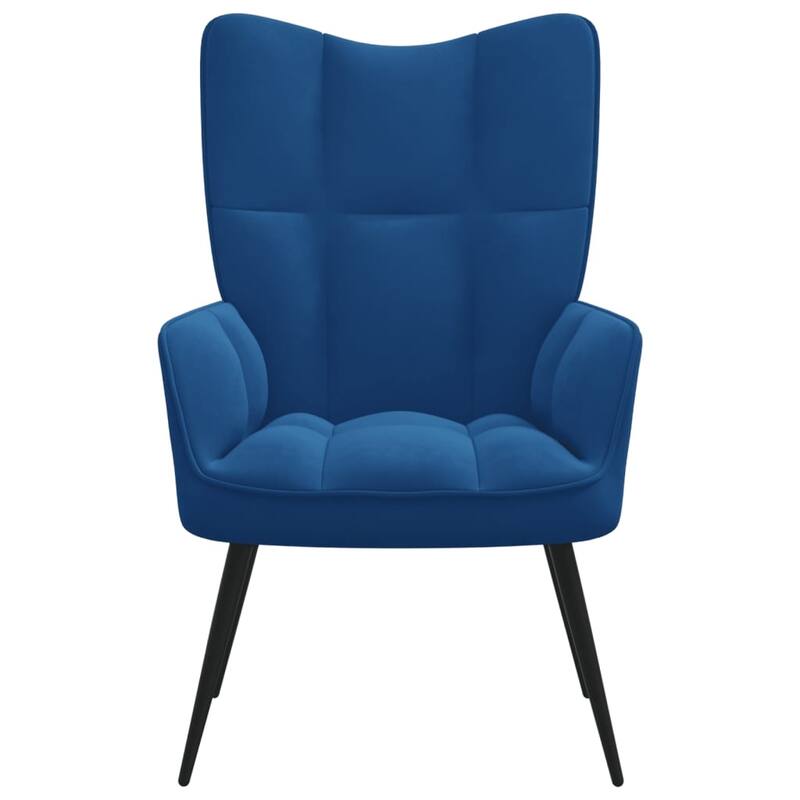 vidaXL Relaxing Chair multi colors Velvet