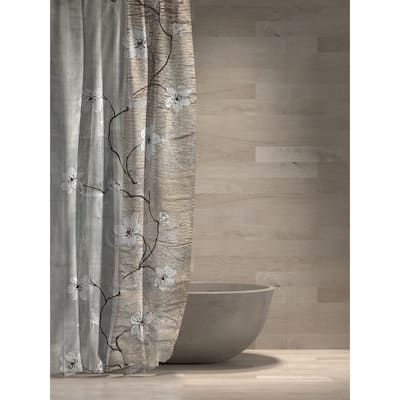 Magnolia Vine Fabric Shower Curtain