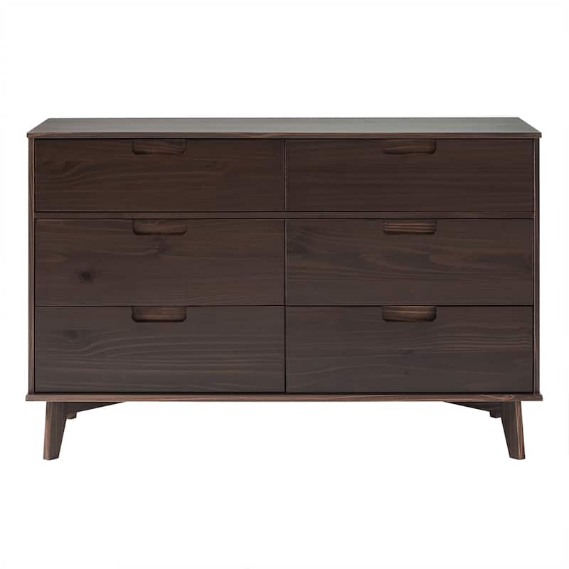 Middlebrook Gammelstaden Mid-Century Solid Wood 6-Drawer Dresser