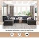 Modern U Shaped Oversized Chaise Sofa