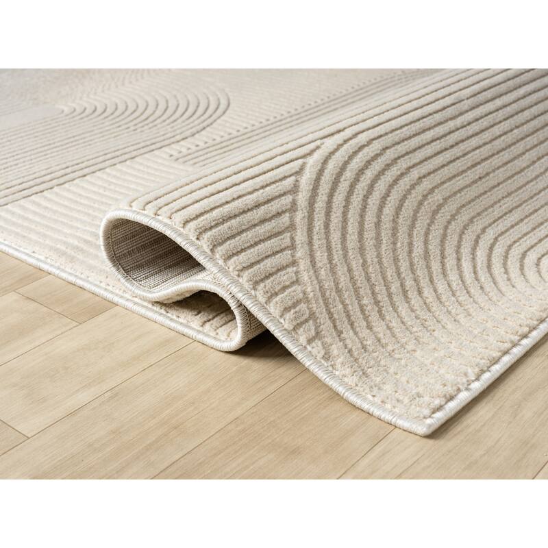 Nuevo Collection Modern Abstract Geometric Area Rug