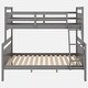 preview thumbnail 16 of 17, Twin over Full Bunk Bed with ladder, Safety Guardrail, Perfect for Bedroom