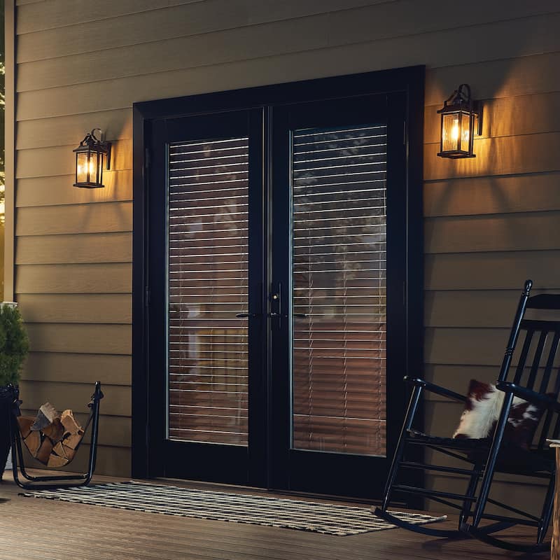 Kichler Lighting Linford 13-in 1-Light Olde Bronze Outdoor Wall Light