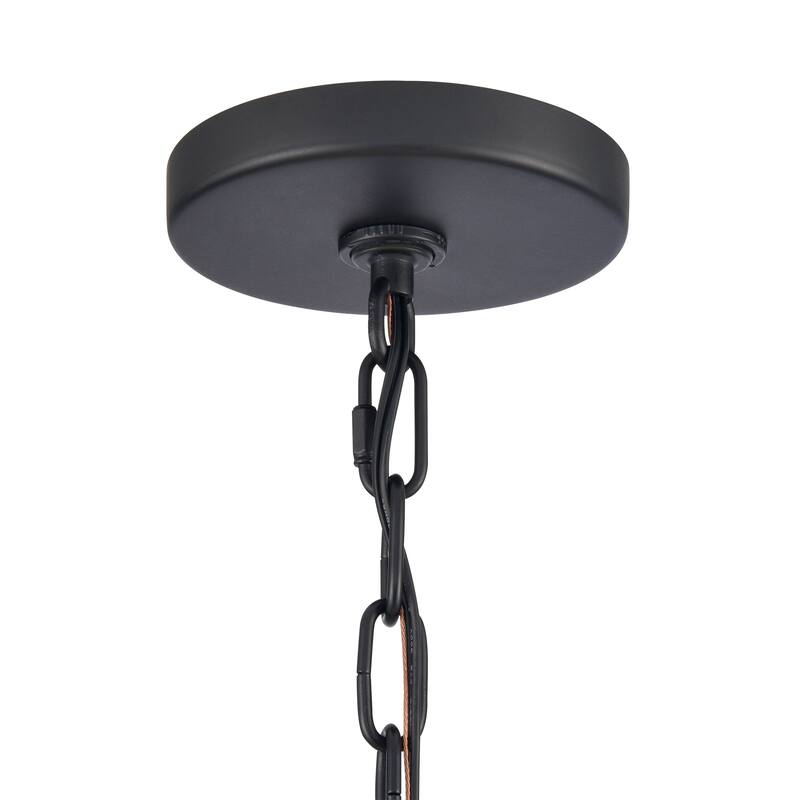 Elk Home Leo 22'' Wide 4-Light Pendant - Matte Black