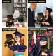 preview thumbnail 3 of 4, DolliBu Long Leg Moose Graduation Plush with Gown and Cap with Tassel - 10.5 inches