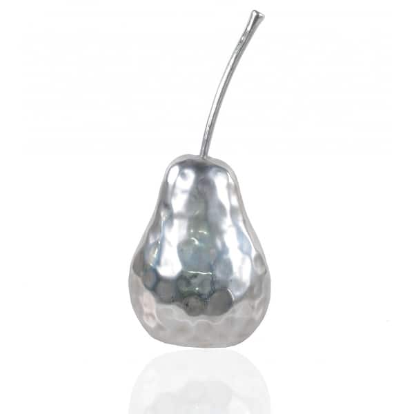 Delicious Hammered Finish Pear Statue Delicious Hammered Finish Pear Statue
