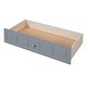 preview thumbnail 16 of 17, Twin Wooden Canopy Bed With Beautiful Finish,Sleek Exterior Profile, Built-In Backrest,With Clean Lines For Timeless Look,White