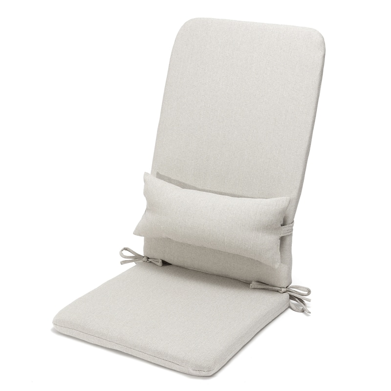 Klear Vu 3-Piece Wellfleet Bay Adirondack Outdoor Chair Cushion Set