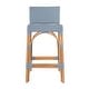 preview thumbnail 4 of 63, Serienna 24.5"H Seat Rattan Low Back Counter Stool