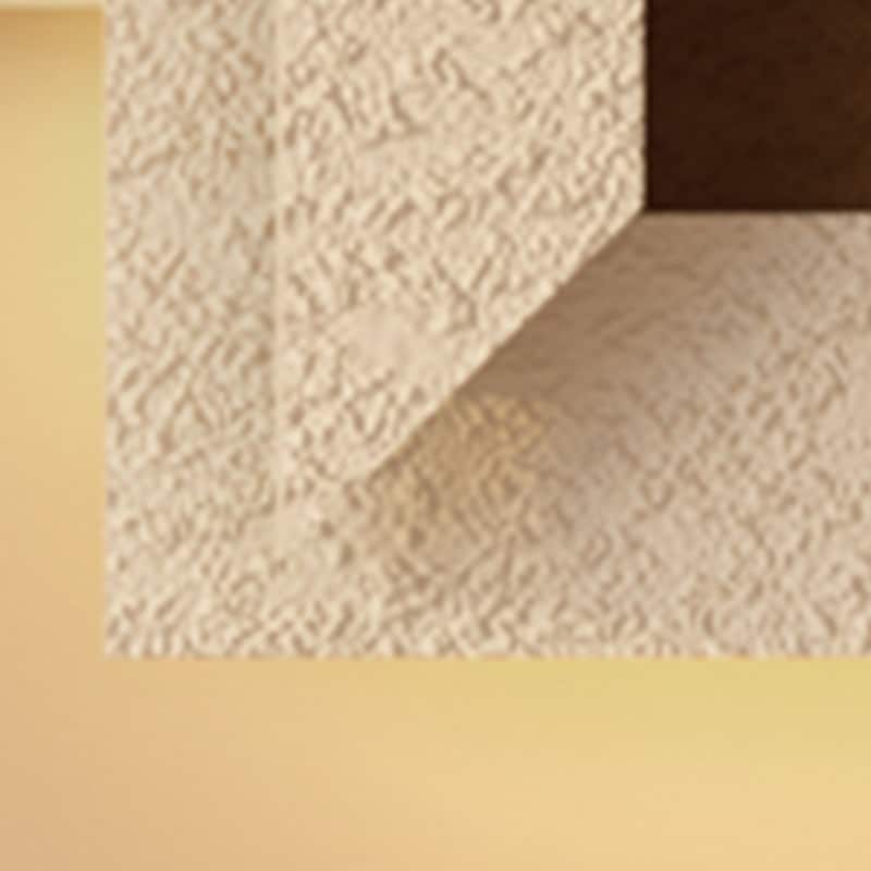 Roomfitters LED Sandstone Wall Art with 3D Vase, 3 Color Light Strip & Fake Rabbit Statue for Living Room, Light Coffee