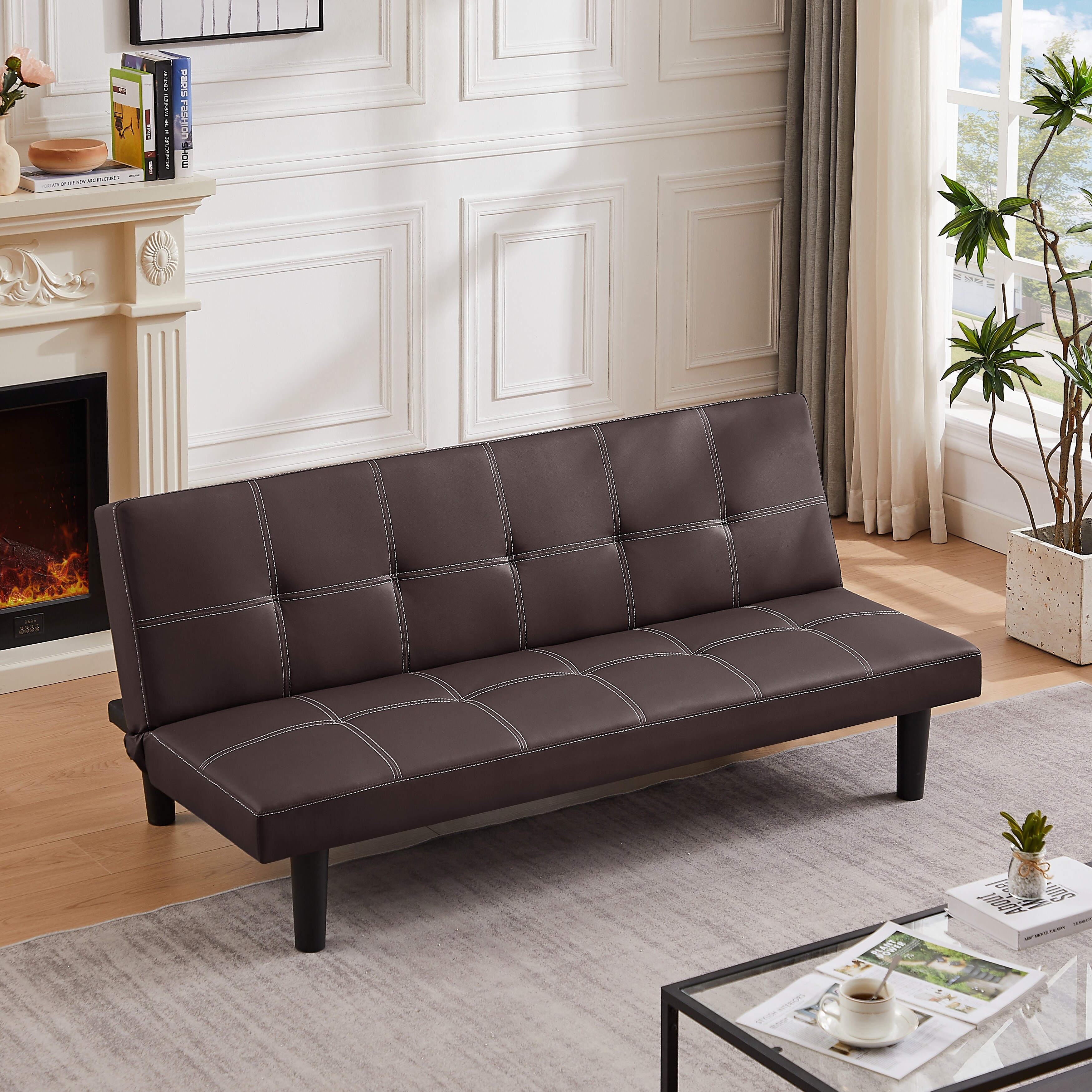 Simple sleeper outlet sofa