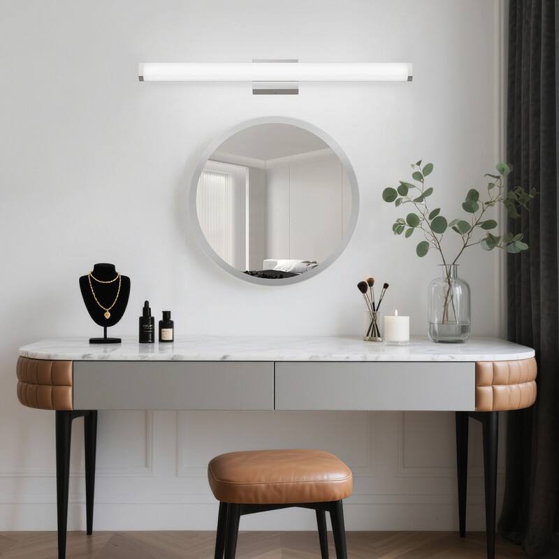 Dimmable LED Bath Bar, Modern Square Bathroom Vanity Light For Mirror