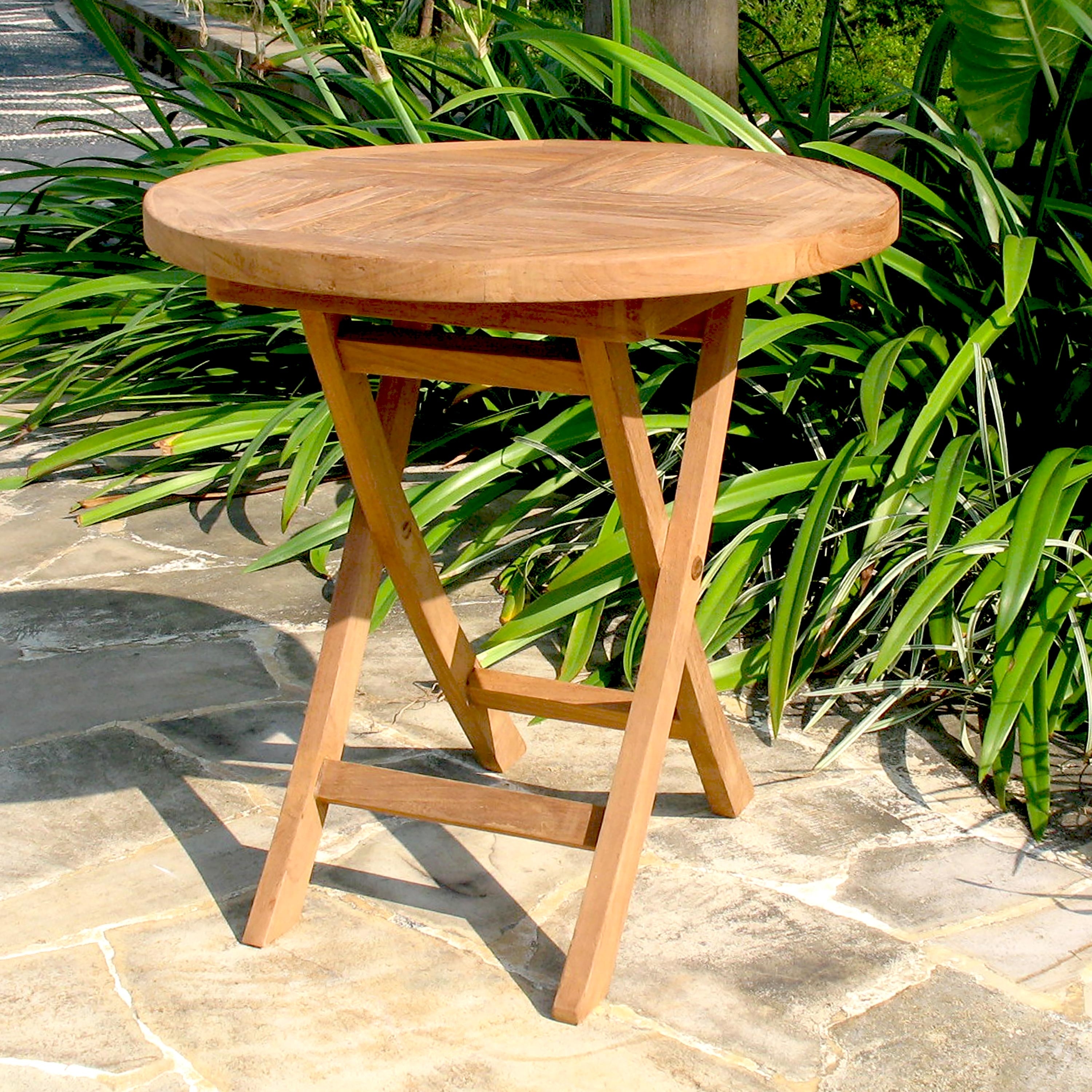 Teak Mini Round Table