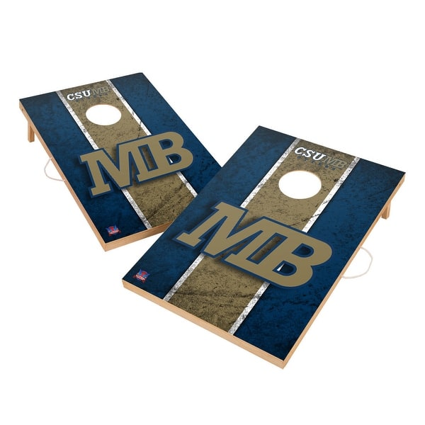 slide 2 of 5, Vintage Cal State Monterey Bay Otters Regulation 2x4 Cornhole Set