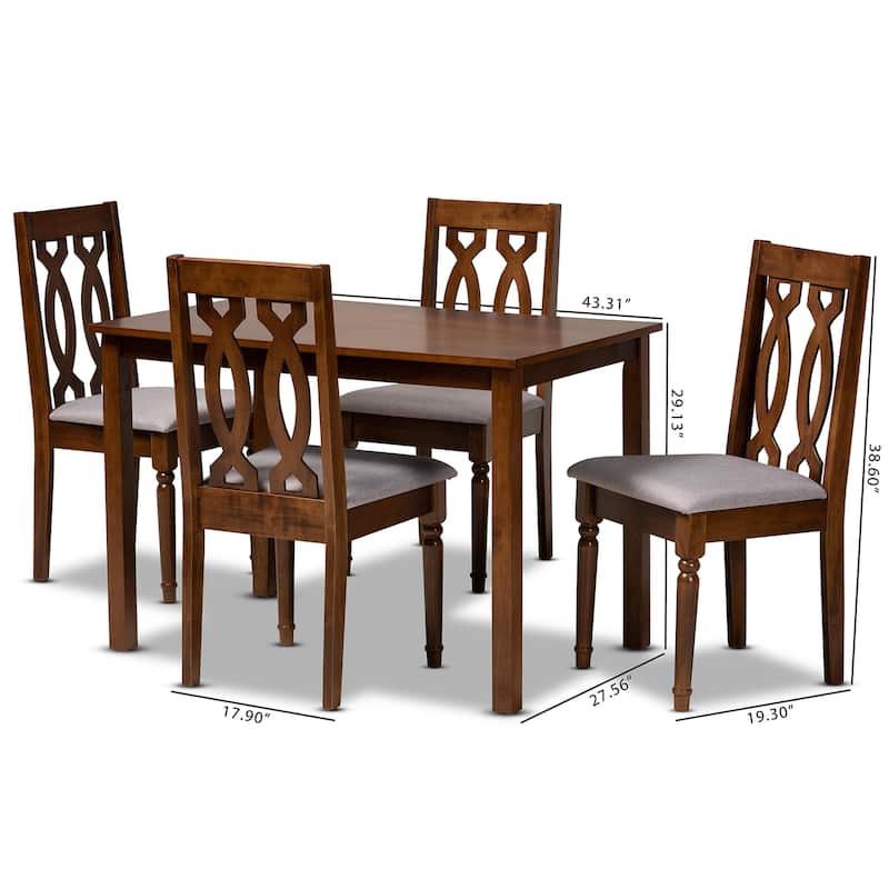 Kasia Modern and Contemporary 5-Piece Dining Set