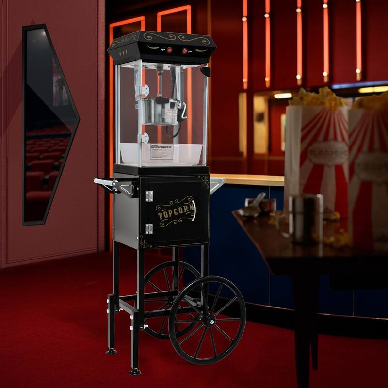 6OZ Popcorn Maker:This 480W theater-style popcorn popper. It includes an old maids drawer to collect un-popped kernels