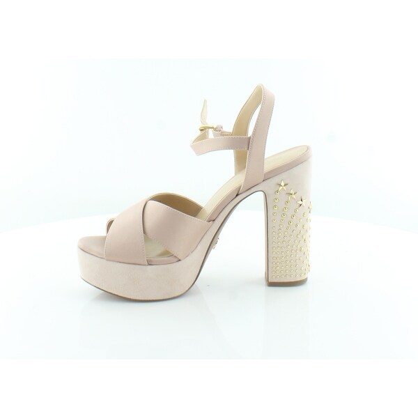 michael kors sia leather platform sandal