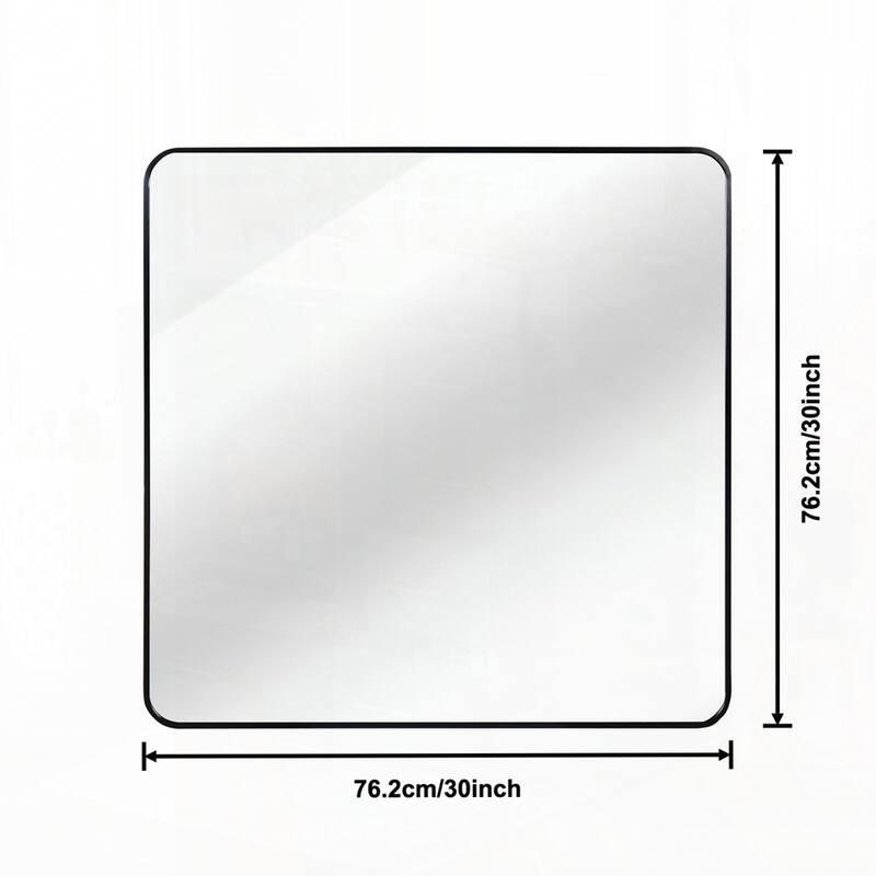 Metal Framed Round Bathrrom Mirror