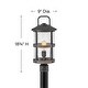 preview thumbnail 3 of 2, Hinkley Lakehouse Medium Post Top Or Pier Mount Lantern